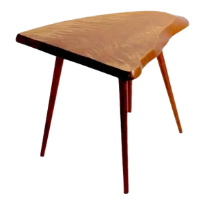 Free Edge Side Table by Roy Sheldon After Nakashima C 1970's