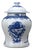 Chinese Blue and White Porcelain Dragon & Phoenix Lidded Ginger Jars Chinoiserie Decor For Sale