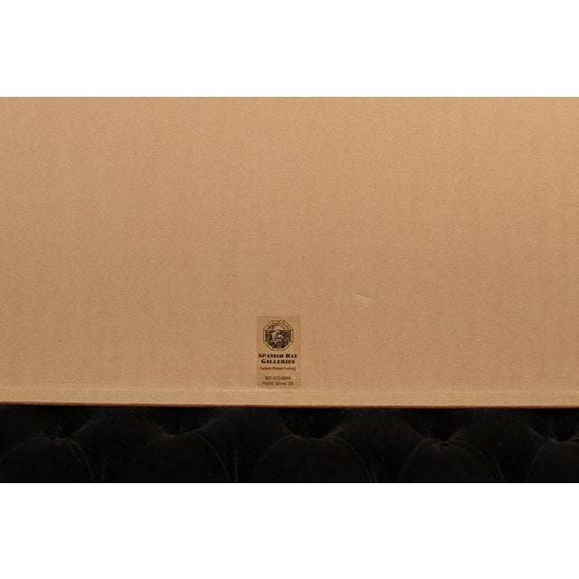 White Vintage Signed Original Color Hand Pulled Silk-Screen Titled "Upsara Offering Longevity" 6/60 by Artist Mayumi Oda Japanese Artist 1998 For Sale - Image 8 of 9