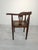Art Nouveau Corner Oak Armchair with Raffia, 1920s For Sale - Image 11 of 15