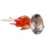 Orange Vintage Murano Dino Martens Sommerso Bright Orange White Fins Italian Art Glass Fish Sculpture For Sale - Image 8 of 9
