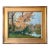 Vintage American Impressionist Oil Painting New England Fall Colors by Harry Barton 22" X 26" For Sale - Image 9 of 9