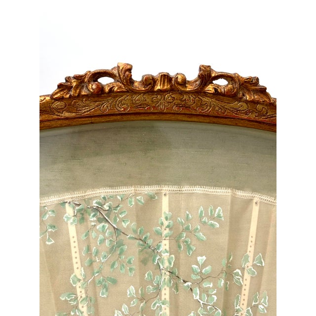 Antique Hand-Painted Ladies Fan Late 19th Century For Sale - Image 4 of 4