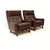 Mid-Century Modern Vintage Leather Lounge Chairs by Torbjörn Afdal for Bruksbo, 1970s, Set of 2 For Sale - Image 3 of 11