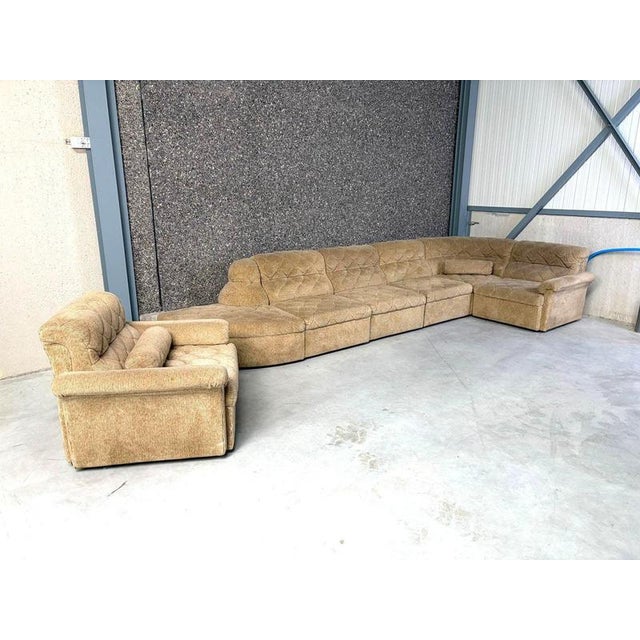 Vintage Modular Sofa by Laauser, 1970s, Set of 7 For Sale - Image 3 of 11