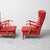 Armchairs in Fabric and Walnut Wood attributed to Paolo Buffa, 1950s, Set of 2 For Sale - Image 3 of 10