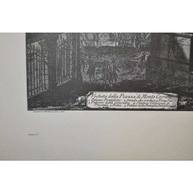 Piranesi Print by Sidney Z Lucas c.1950 Sidney Z Lucas owned the Old Print Center in New York. He sold prints from the...