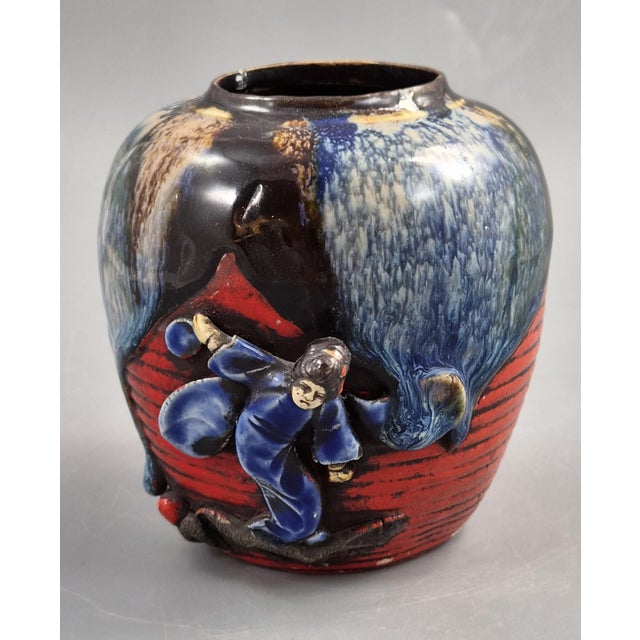 Vintage Japanese Sumida Gawa Jar Vase, 1920s For Sale - Image 13 of 13