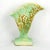 Rustic Vintage McCoy Pottery Grapes & Leaves Fan Vase 1940s Rustic Line Green Brown For Sale - Image 3 of 8