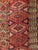 Near Square Size Vintage Turkmen Tekke Ensi in Prayer Pattern in Red, Navy, Ivory, Blue For Sale - Image 14 of 16