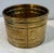 Mid-Century Modern Vintage Round Hammered Brass Plated For Sale - Image 3 of 6