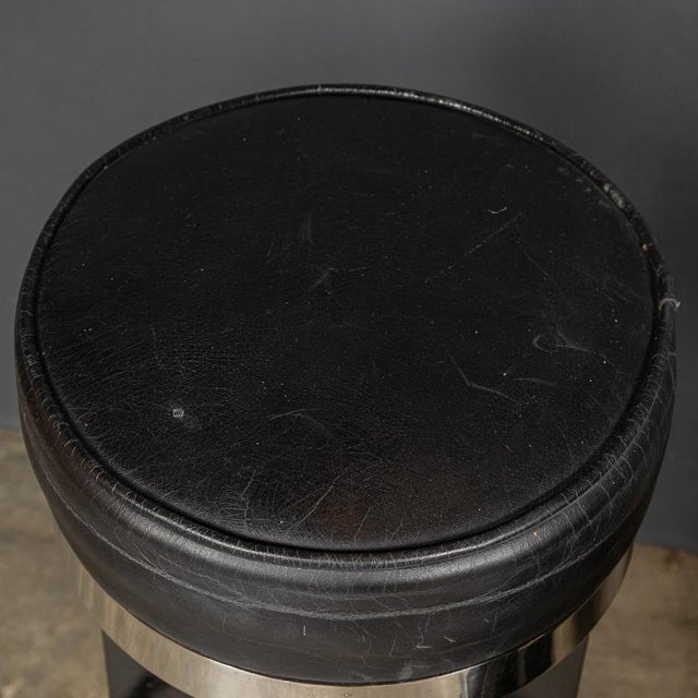 20th Century American Swivel Top Stools, 1950s, Set of 3 For Sale - Image 10 of 13