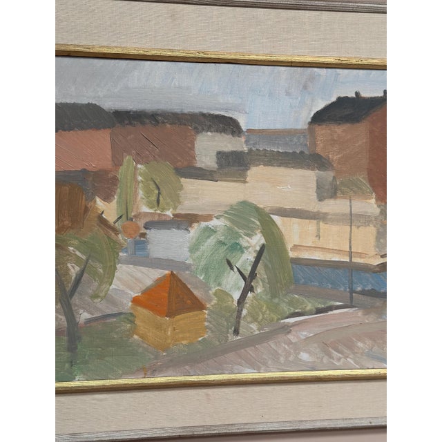 Sven‑erik Markhed, Utsikt Norra Vallgatan, Malmö, 1950s, Oil on Canvas, Framed For Sale - Image 13 of 18