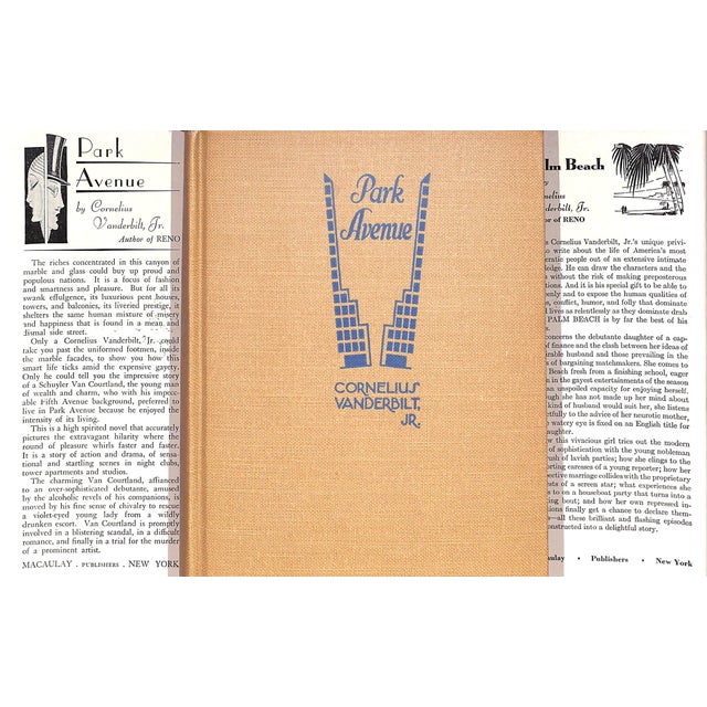 "Park Avenue" 1930 Vanderbilt, Cornelius Jr. For Sale In New York - Image 6 of 6