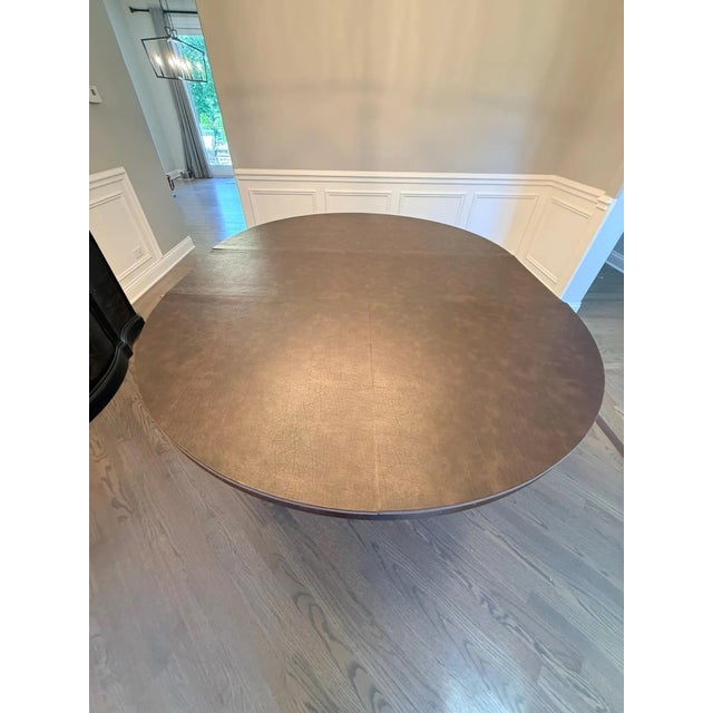 Brown Ethan Allen Modern Dining Set For Sale - Image 8 of 12