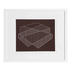 Josef Albers, Fenced - P2, F6, I2 , Geometric Abstract Screenprint