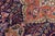 Shabby Chic Persian Kashan Blue/Beige Wool Rug - 8'3'' X 11'2'' For Sale - Image 4 of 10