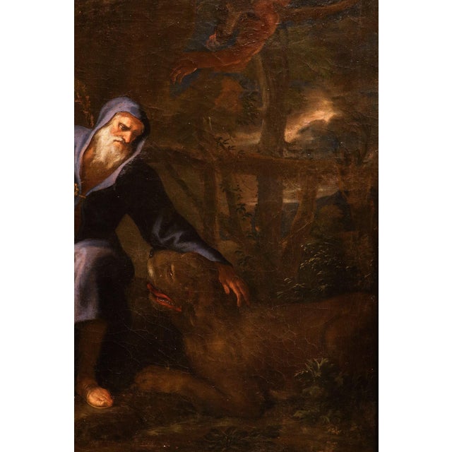 Workshop of Pier Francesco Mola ‘Il Ticinese, The Temptations of Saint Anthony, 1670, Oil on Canvas For Sale - Image 4 of 14