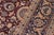 1990s Shabby Chic 1990's Agra Tabriz Pak-Persian Burgundy/Blue Wool Rug - 9'3'' X 13'2'' For Sale - Image 5 of 9