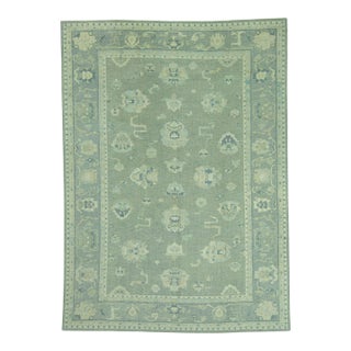 Turkish Oushak Rug 9'11" x 13'7" #19078 For Sale