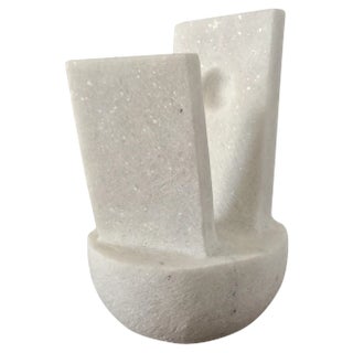 Abstraction Naxian Marble Shelf Sculpture from Tom Von Kaenel For Sale