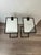 Mid-Century Modern Franze Eglomise Restoration Hardware Rectangular Side Tables For Sale - Image 3 of 5