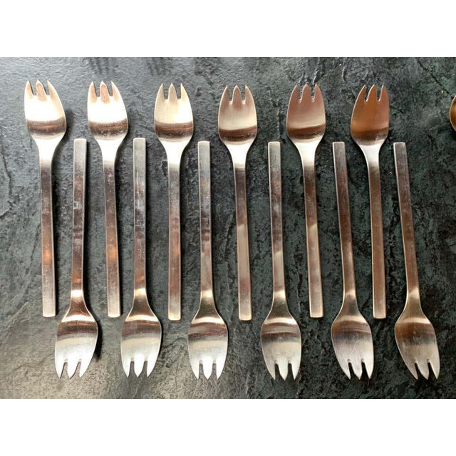 78 Pc Jensen Stainless Steel Flatware Set Designed by Magnus