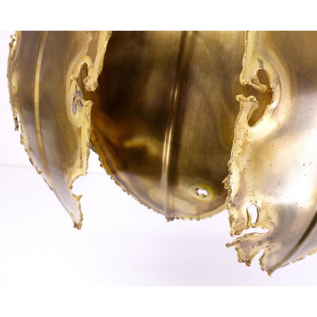 1960s Brutalist Brass Suspension Light by Svend Aage Holm Sørensen, 1960s For Sale - Image 5 of 10