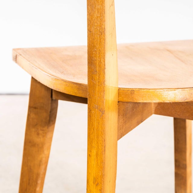 Vintage French Luterma Chapel Dining Chairs in Bentwood, 1950s, Set of 6 For Sale - Image 9 of 12