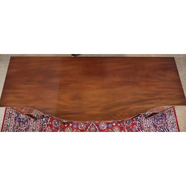 1980s Kittinger Federal Hepplewhite Style Mahogany Inlaid Server Buffet Sideboard For Sale - Image 12 of 13