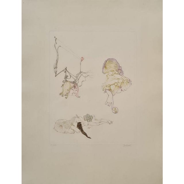 Etching and aquatint, 1972 Handsigned by the artist in pencil and numbered 101/150 Publisher : Magaglio, Paris 66.00 cm. x...