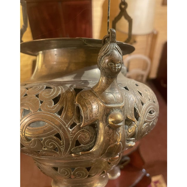 Antique German Hanging Lamp, 1500s For Sale - Image 11 of 18