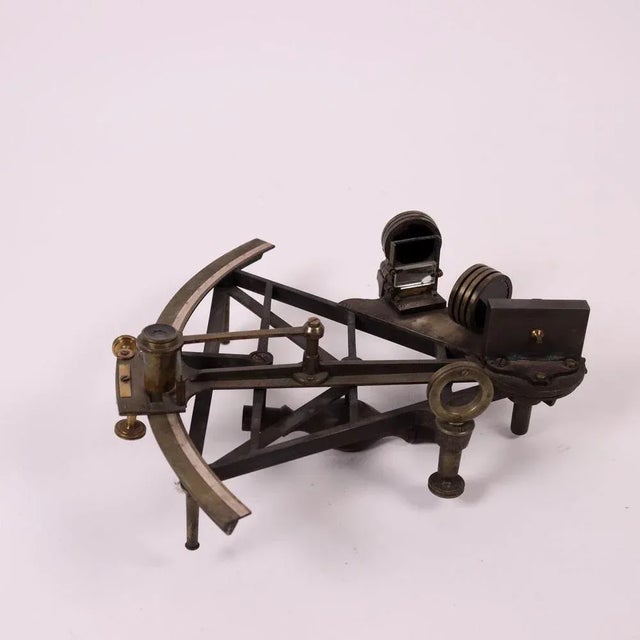 Black Brass Sextant For Sale - Image 8 of 13