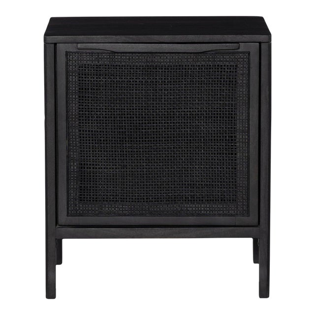 Four Hands Sydney Nightstand - Black Wash, Left For Sale