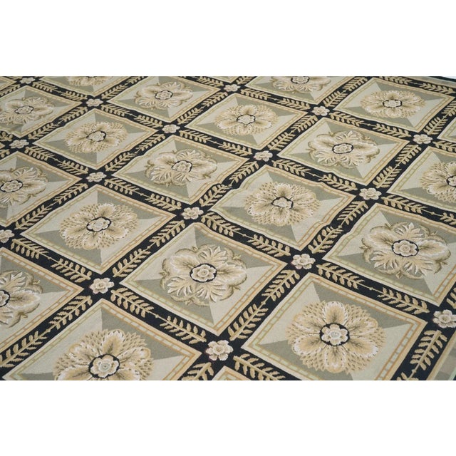 French Aubusson Design Rug 8'0" X 9'11'' For Sale In New York - Image 6 of 10