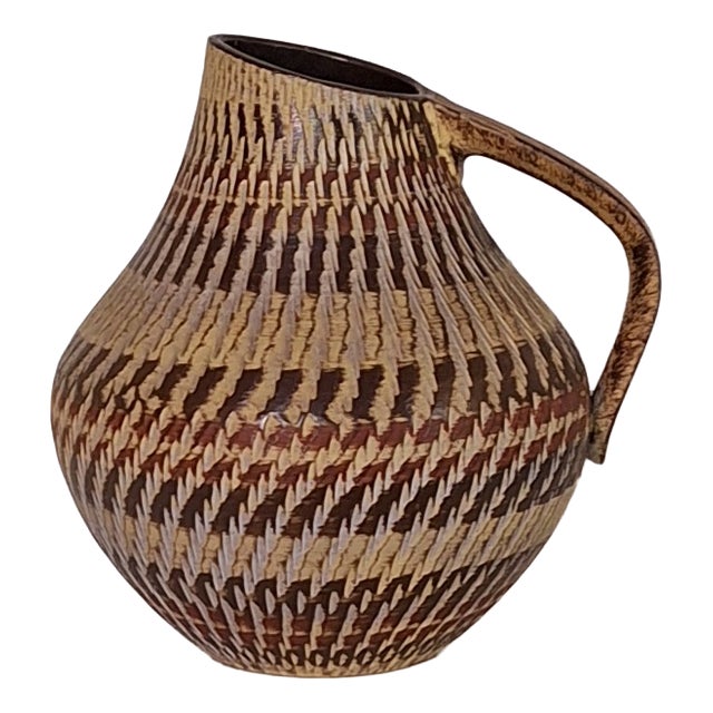 Vintage Ceramic Handled Jug Vase from Dümler & Breiden, 1970s For Sale