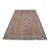 Vintage Distressed Anatolian Area Rug, Faded Terracotta and Grey-Blue Floral Medallion For Sale