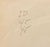 Mid 20th Century Seymour Lipton Sculpture Study Pencil on Paper For Sale - Image 5 of 5