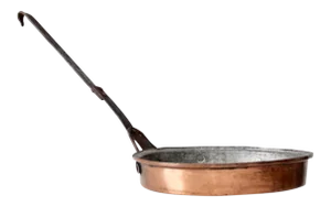 Antique Copper Saute Pan