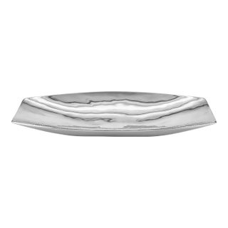 Nambé Grande Marupa Bowl 30" 733 – 2003 Sculptural Alloy Centerpiece Tray For Sale