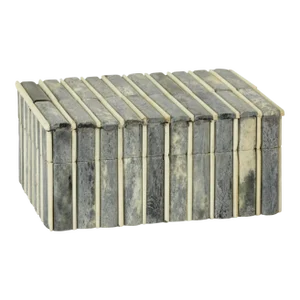 Tarawa Gray Bone Inlay Decorative Box