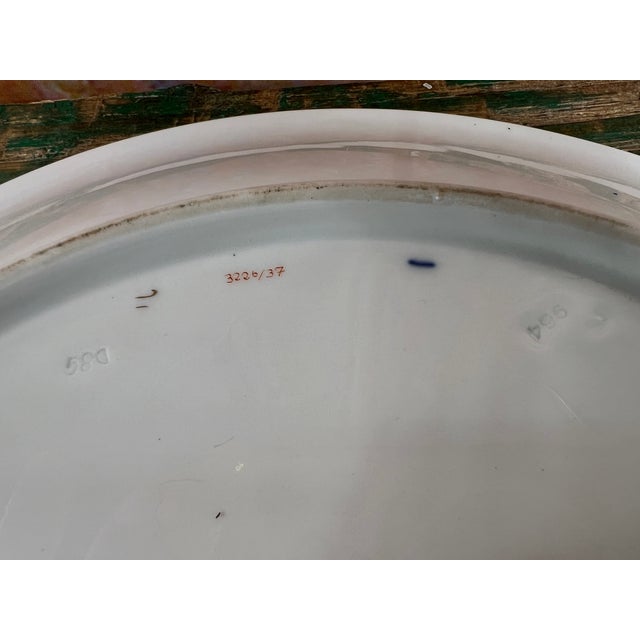 Large Porcelain Wall Dish from Meissen For Sale - Image 9 of 11