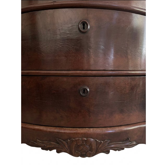 Antique English Oak Chest of Drawers For Sale - Image 9 of 12