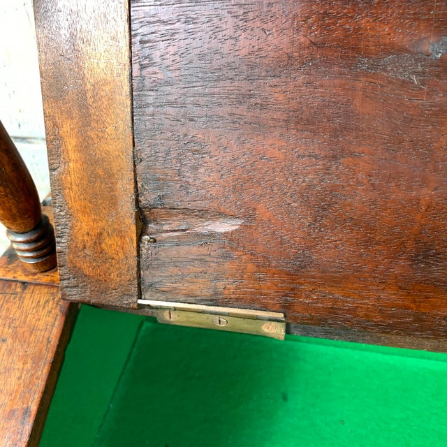 Pennsylvania Walnut Slant Front Desk on Framed Base For Sale - Image 12 of 12