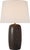 Transitional Chapman & Myers by Visual Comfort Signature Samara 30" Table Lamp in Dusted Cocoa with Linen Shade For Sale - Image 3 of 3