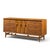 Mid-Century Modern Broyhill Brasilia Mid Century Walnut and Brass 9 Drawer Lowboy Dresser For Sale - Image 3 of 11