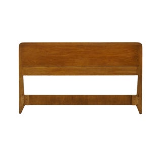 Late 20th Century Drexel Heritage Projection Collection Mid-Century Modern Full Size Headboard For Sale