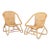 1960s Pair of Italian Woven Chairs For Sale