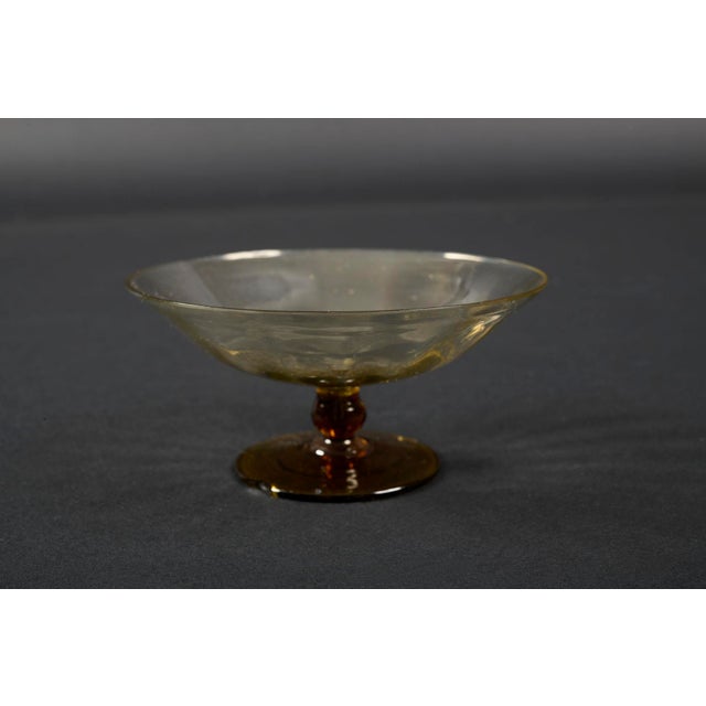 Italian Glass Bowl attributed to Vittorio Zecchin, 1940s For Sale - Image 6 of 8