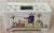 Vintage Williamsburg Restoration Chinoiserie Delft Flower Brick, Frog Produced in Holland, Featuring Hand-Painted Chinese Fishing Scenes For Sale - Image 11 of 12